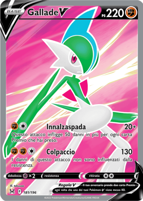 Pokémon Gallade V 181/196 Origine Perduta ITA