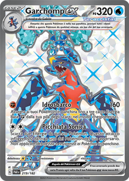 Pokémon Garchomp ex 219/182 Paradosso Temporale ITA