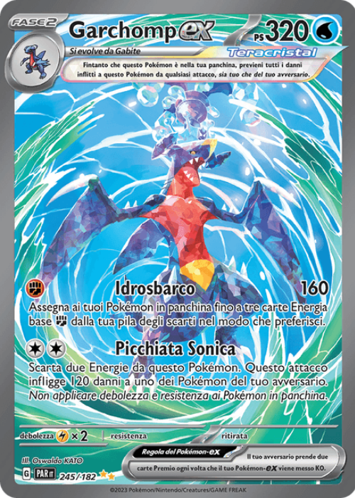 Pokémon Garchomp ex 245/182 Paradosso Temporale ITA