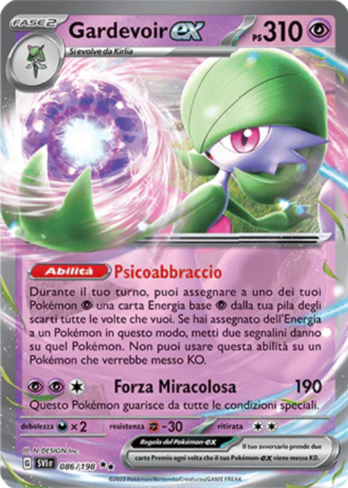 Pokémon Gardevoir ex 086/198 Scarlatto & Violetto ITA