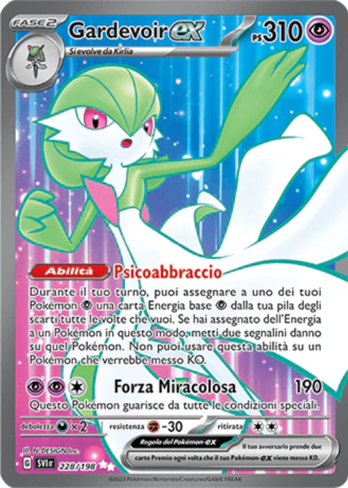 Pokémon Gardevoir ex 228/198 Scarlatto & Violetto ITA