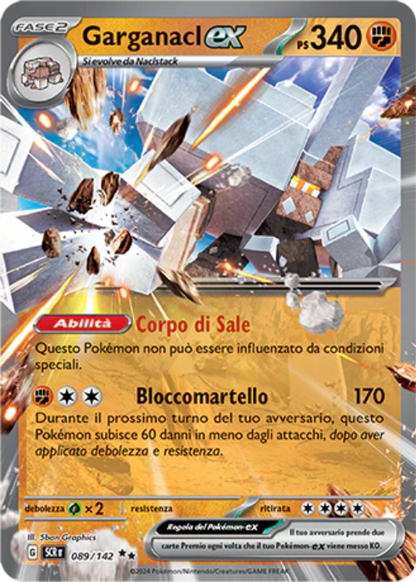 Pokémon Garganacl ex 089/142 Corona Astrale ITA