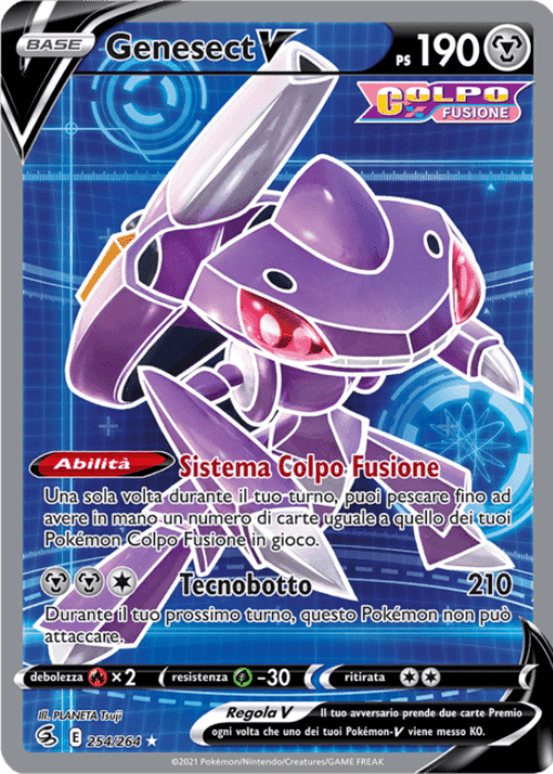 Pokémon Genesect V 254/264 Colpo Fusione ITA