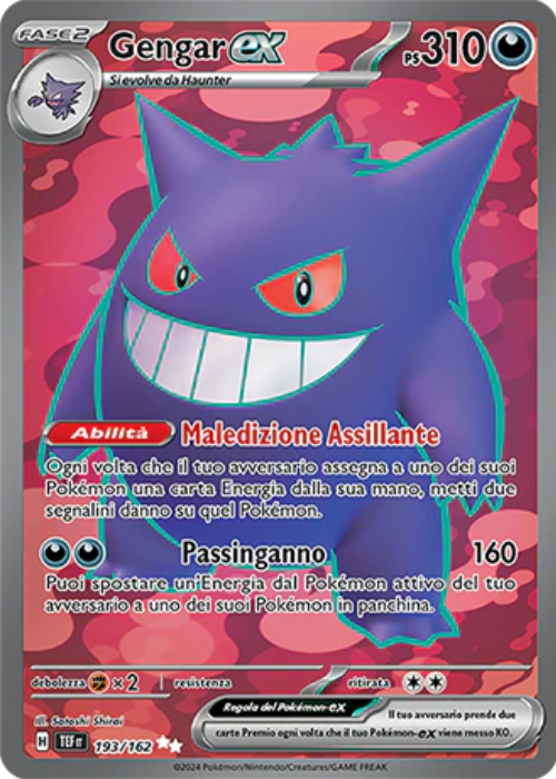 Pokémon Gengar ex 193/162 Cronoforze ITA
