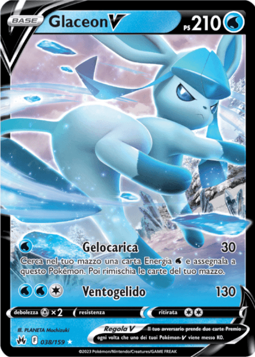 Pokémon Glaceon V 038/159 Zenit Regale ITA