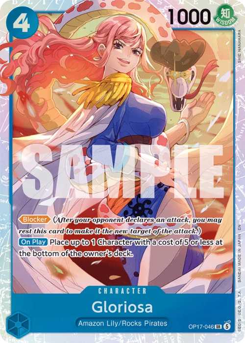 One Piece Gloriosa Super Rare OP17-046 ENG
