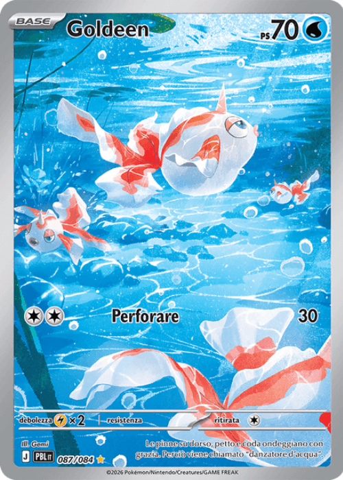 Pokémon Goldeen 087/084 Buio Pesto ITA