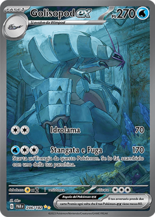 Pokémon Golisopod ex 246/182 Paradosso Temporale ITA