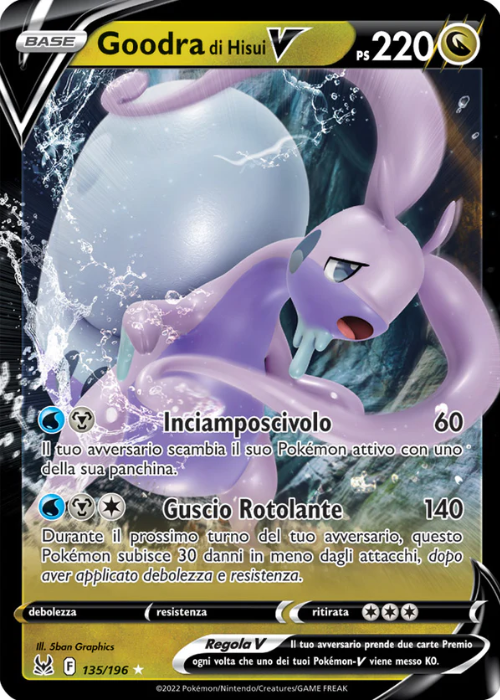 Pokémon Goodra di Hisui V 135/196 Origine Perduta ITA