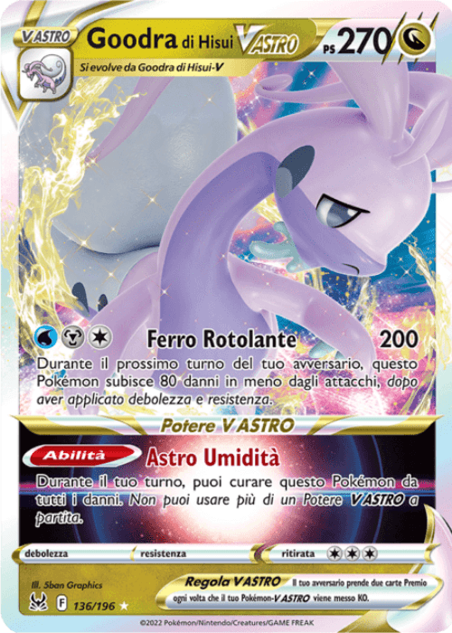 Pokémon Goodra di Hisui Vastro 136/196 Origine Perduta ITA