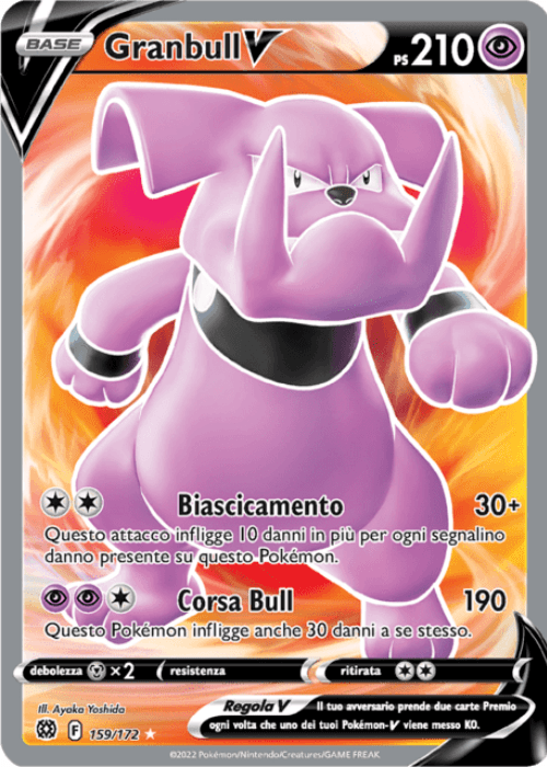 Pokémon Granbull V 159/172 Astri Lucenti ITA