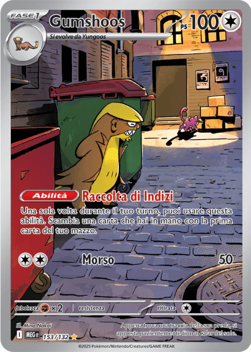 Pokémon Gumshoos 153/132 Megaevoluzione ITA