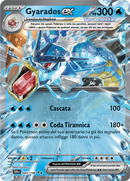 Pokémon Gyarados ex 045/198 Scarlatto & Violetto ITA