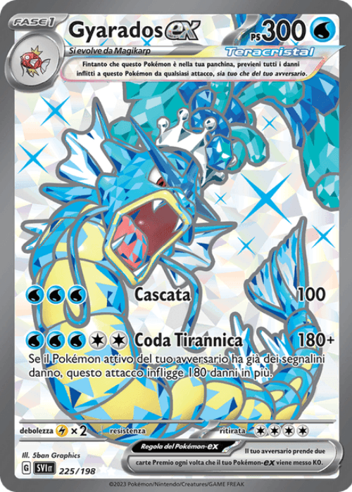 Pokémon Gyarados ex 225/198 Scarlatto & Violetto ITA