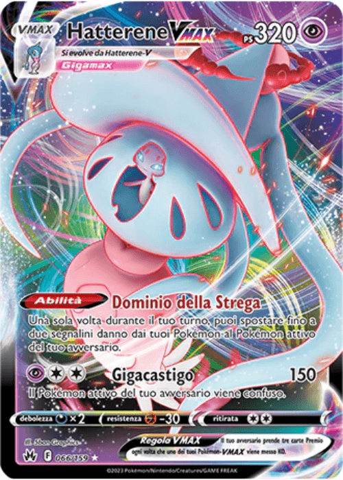 Pokémon Hatterene Vmax 066/159 Zenit Regale ITA