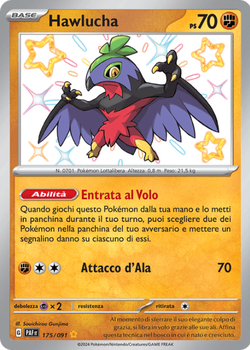 Pokémon Hawlucha 175/091 Destino di Paldea ITA