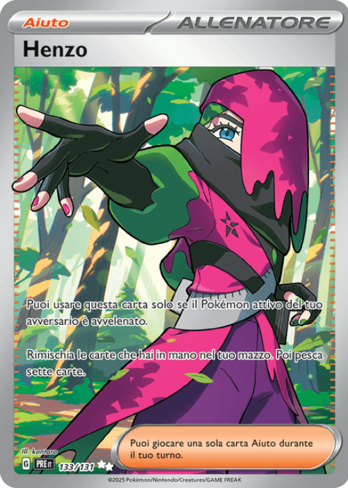 Pokémon Henzo 133/131 Evoluzioni Prismatiche ITA