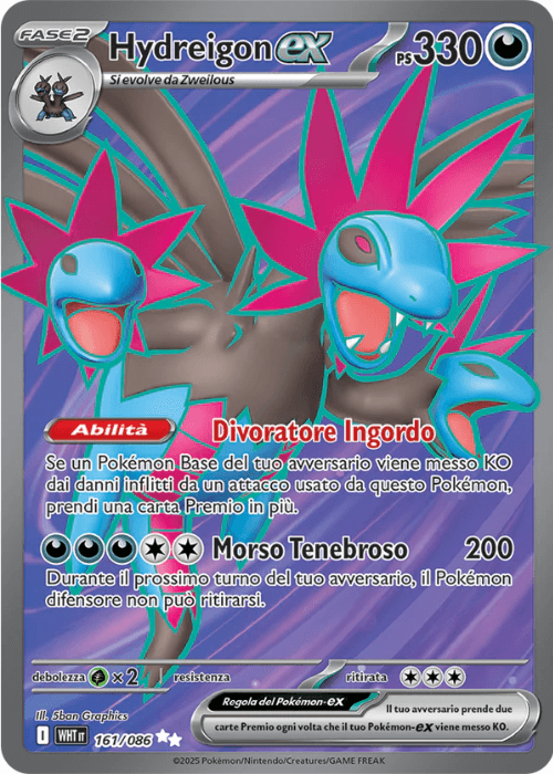 Pokémon Hydreigon ex 161/086 Fuoco Bianco ITA