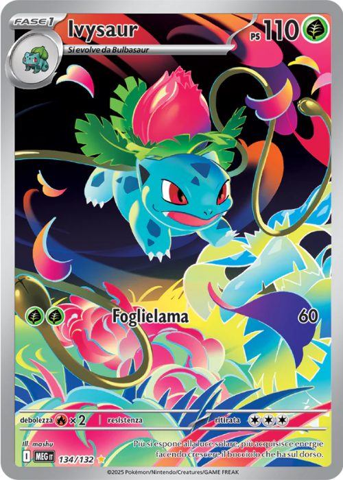 Pokémon Ivysaur 134/132 Megaevoluzione ITA