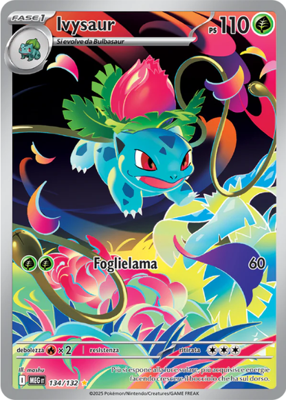 Pokémon Ivysaur 134/132 Megaevoluzione ITA