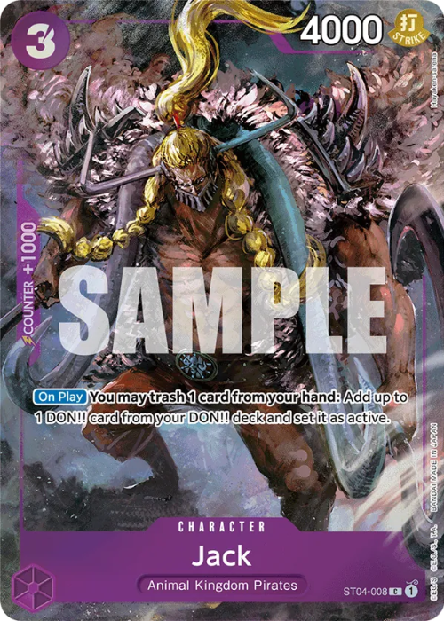 One Piece Jack Promo ST04-008 ENG