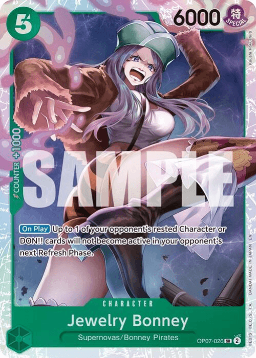 One Piece Jewelry Bonney Super Rare Reprint PRB02 ENG