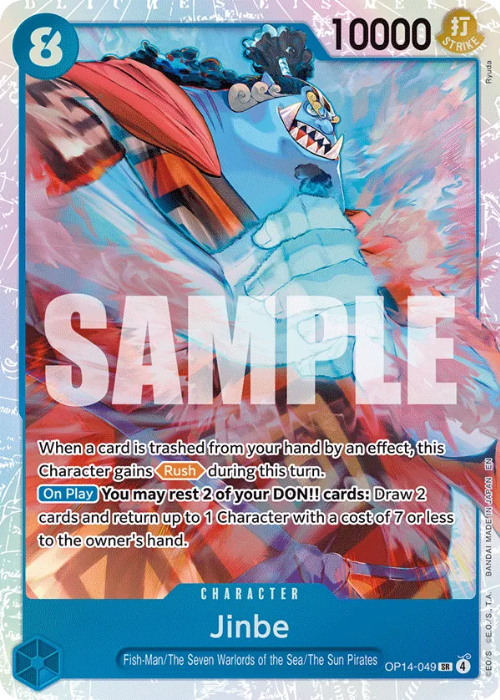 One Piece Jinbe Super Rare OP14-049 ENG