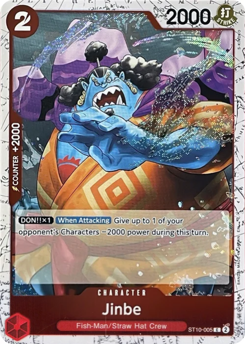 One Piece Jinbe Pirate Foil Rare Reprint PRB02 ENG