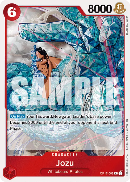 One Piece Jozu Rare OP17-008 ENG