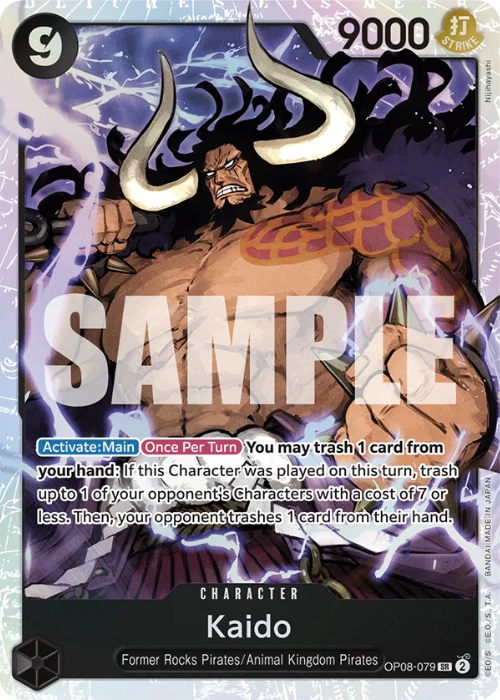 One Piece Kaido Super Rare OP08-079 ENG