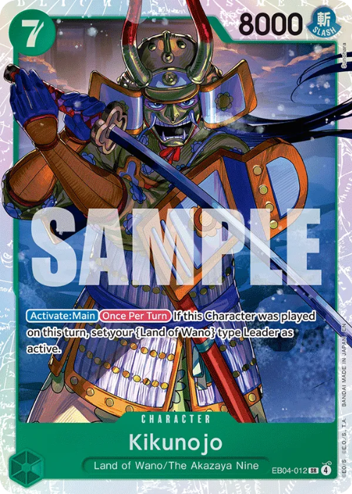 One Piece Kikunojo Super Rare EB04-012 ENG