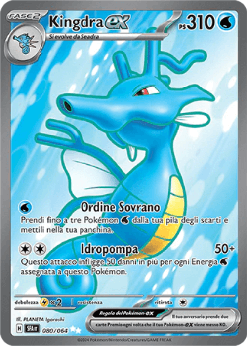 Pokémon Kingdra ex 080/064 Segreto Fiabesco ITA