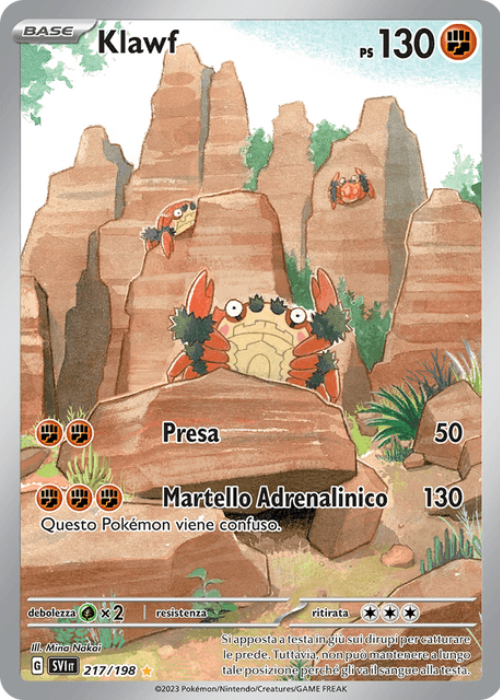Pokémon Klawf 217/198 Scarlatto & Violetto ITA