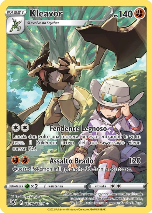 Pokémon Kleavor TG08/TG30 Lucentezza Siderale ITA