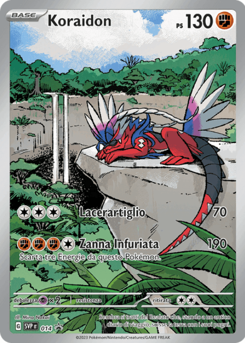 Pokémon Koraidon 014 Promo Scarlatto & Violetto ITA