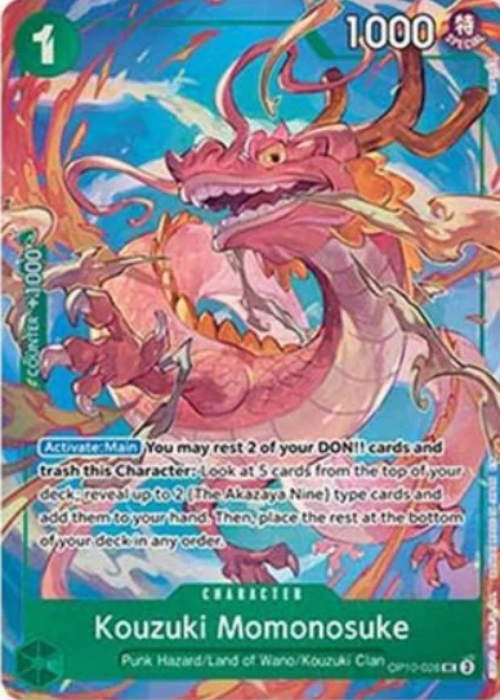 Kouzuki Momonosuke OP10-028 Promo ENG