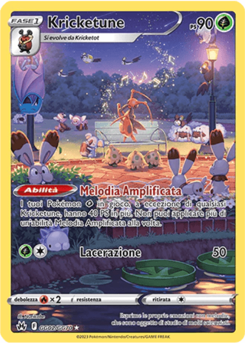 Pokémon Kricketune GG02/GG70 Zenit Regale ITA