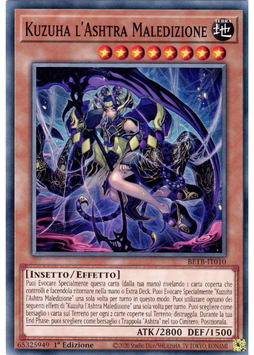 Yu-Gi-Oh! Kuzuha l'Ashtra Maledizione BETB 010 Oltre il Coraggio ITA