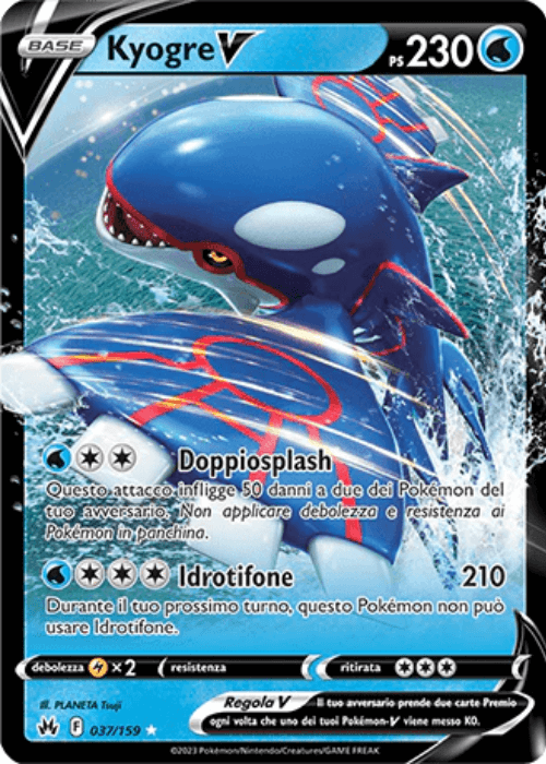 Pokémon Kyogre V 037/159 Zenit Regale ITA