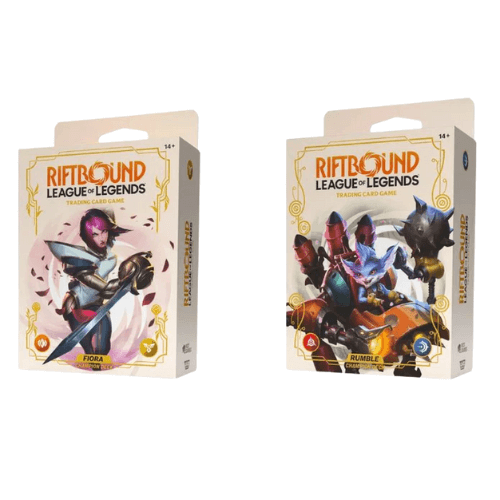 Riftbound League of Legends TCG Bundle Spiritforged Champion Decks Fiora & Rumble ENG