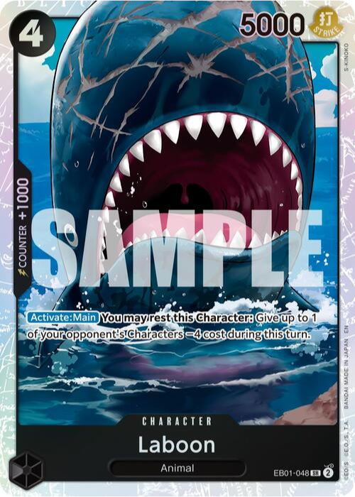 One Piece Laboon Super Rare Reprint PRB02 ENG