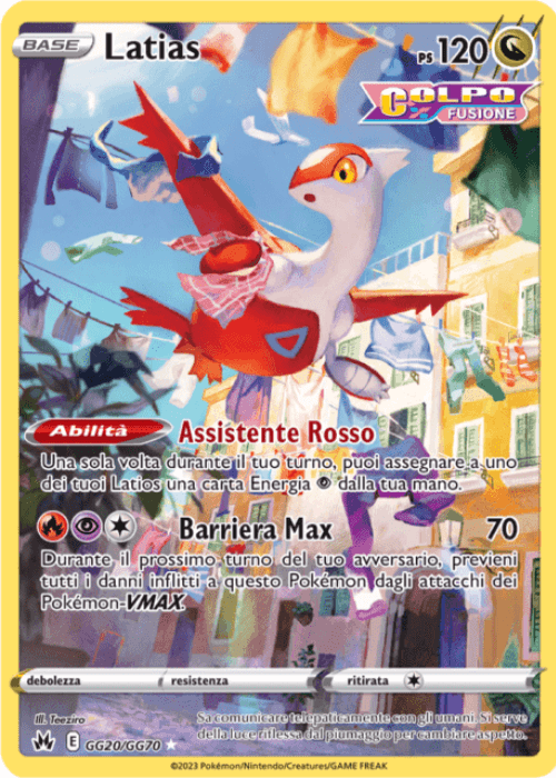 Pokémon Latias GG20/GG70 Zenit Regale ITA