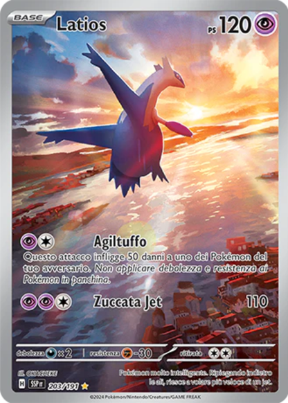 Pokémon Latios 203/191 Scintille Folgoranti ITA