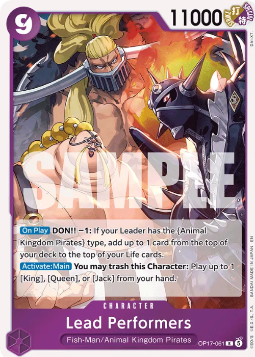 One Piece Lead Performers Rare OP17-061 ENG