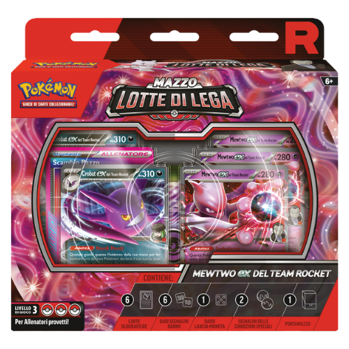 Pokemon Mazzo Lotte di Lega Mewtwo-EX del Team Rocket ITA