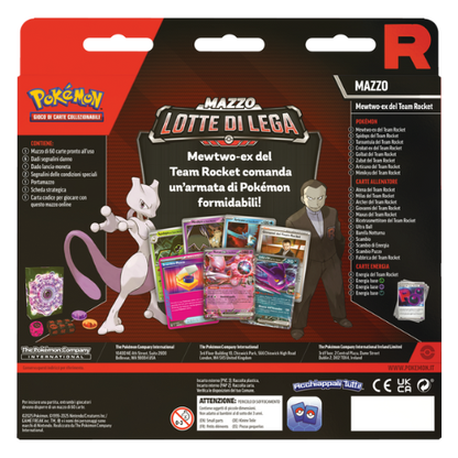 Pokemon Mazzo Lotte di Lega Mewtwo-EX del Team Rocket ITA