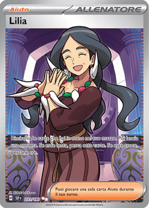Pokémon Lilia 231/191 Scintille Folgoranti ITA