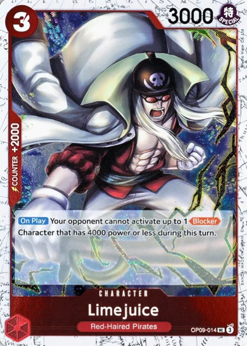 One Piece Limejuice Pirate Foil Rare Reprint PRB02 ENG