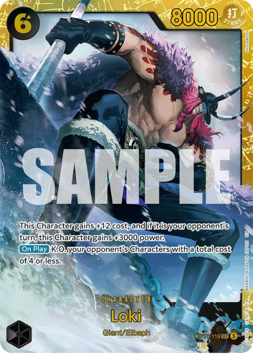 One Piece Loki Secret Rare OP17-119 ENG