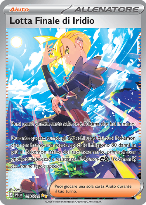 Pokémon Lotta Finale di Iridio 118/084 Buio Pesto ITA